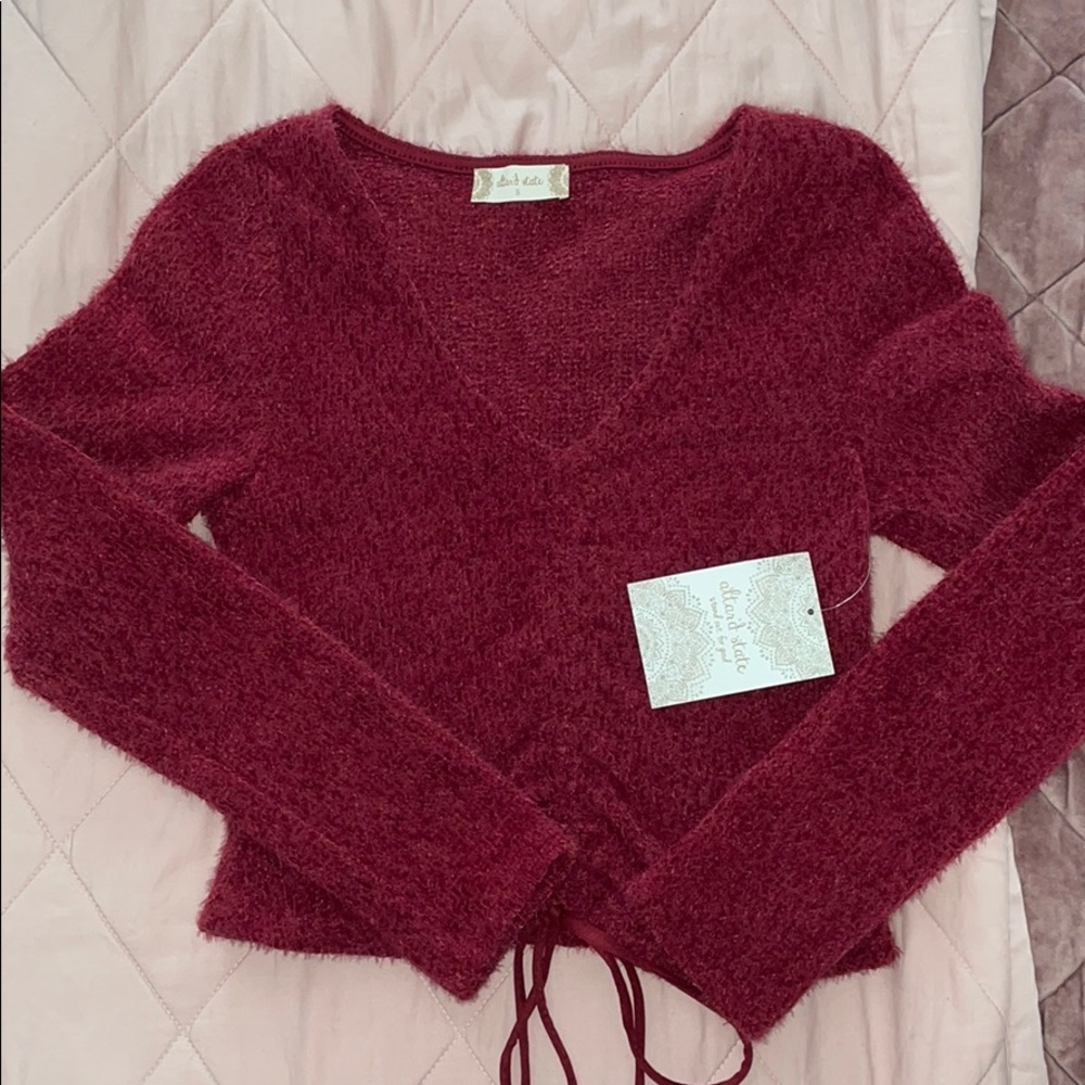 Long sleeve crop